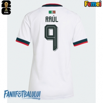Mexic Raul Jimenez #9 Echipament de Fotbal Replică Mondial 2026 Femei Deplasare